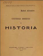 Cuestiones modernas de historia