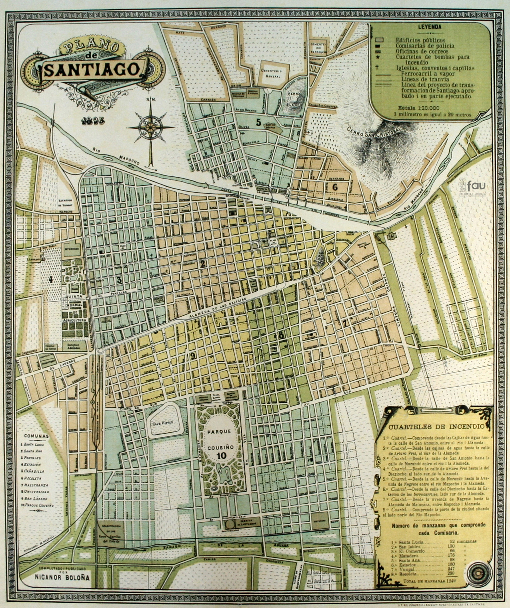Plano de Santiago