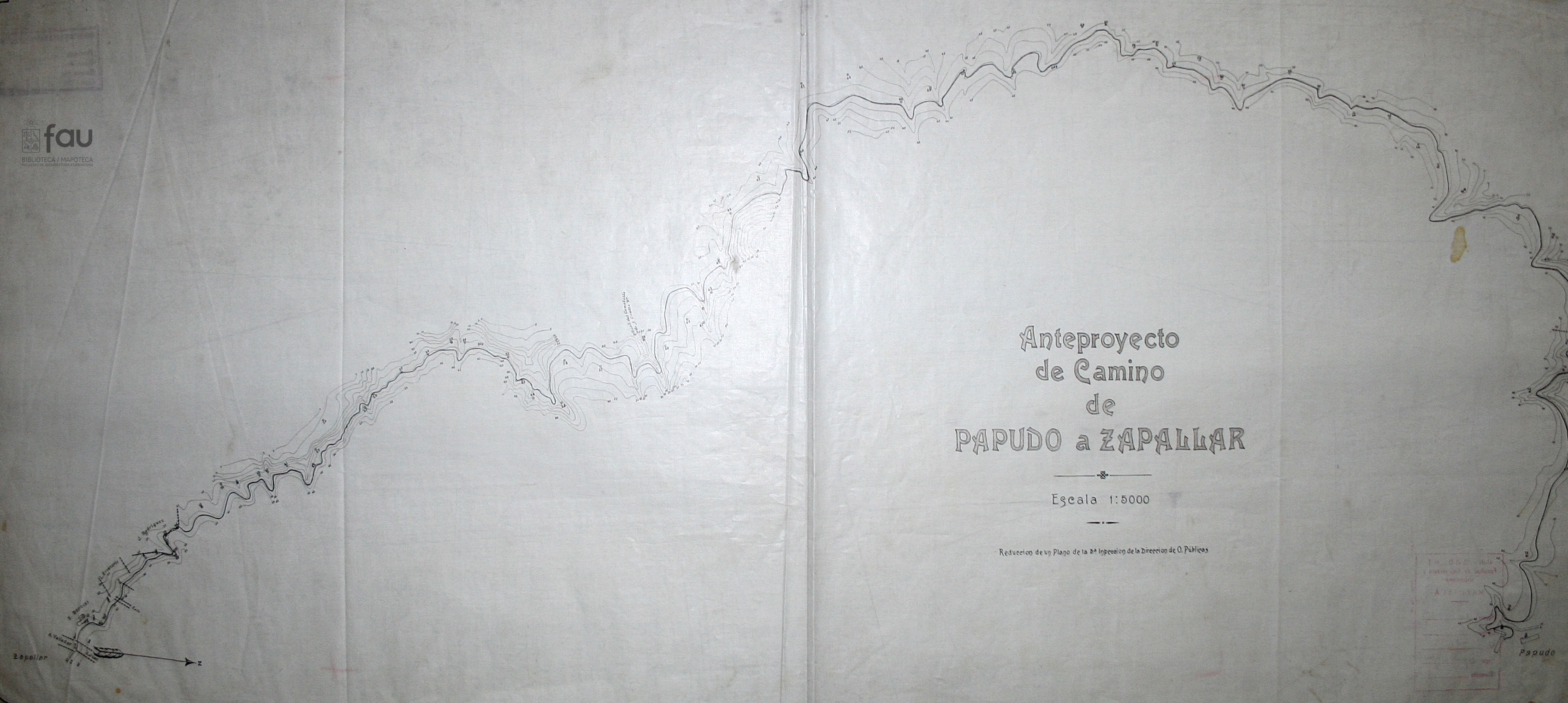 Anteproyecto de camino de Papudo a Zapallar