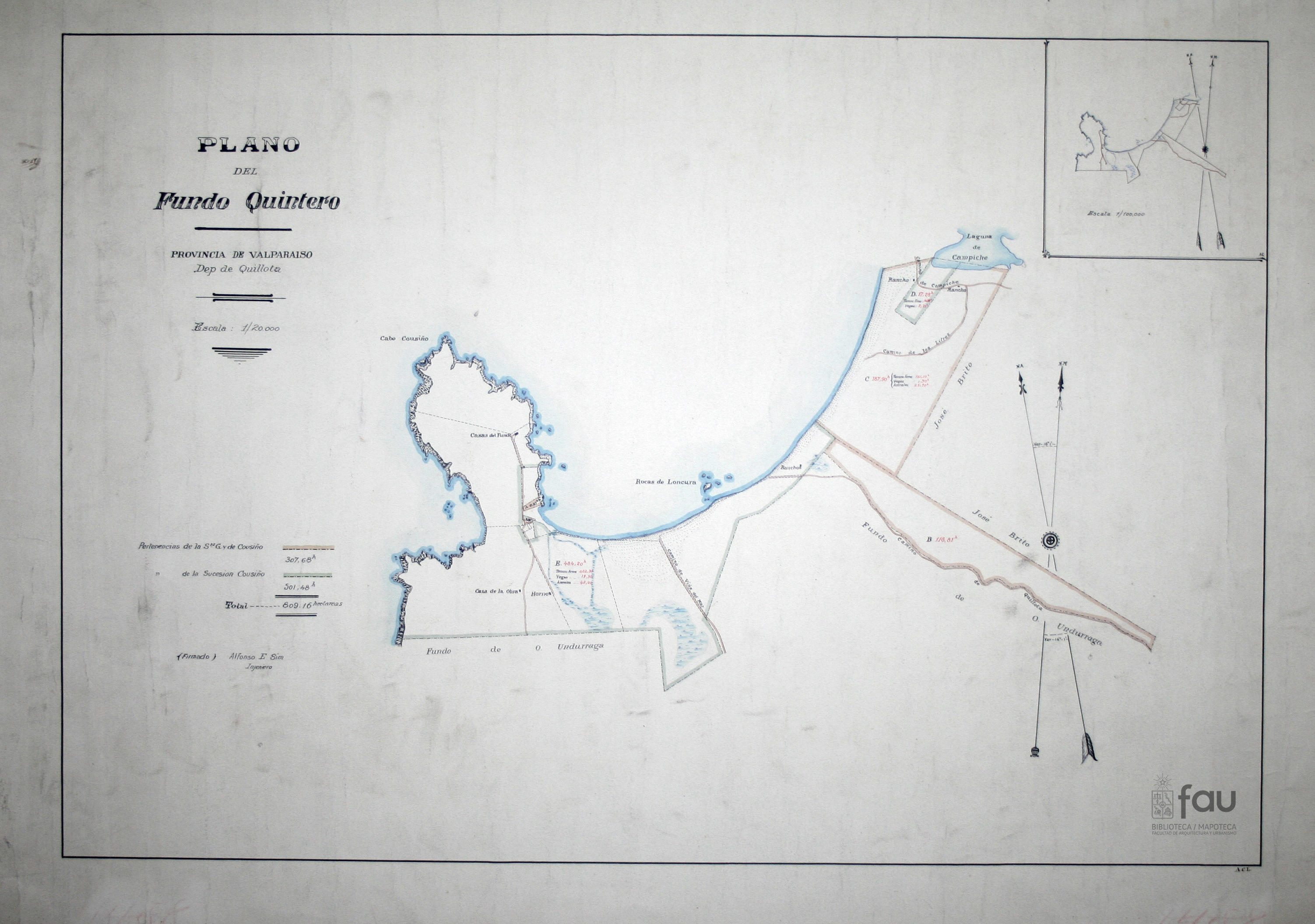 Plano del Fundo Quintero