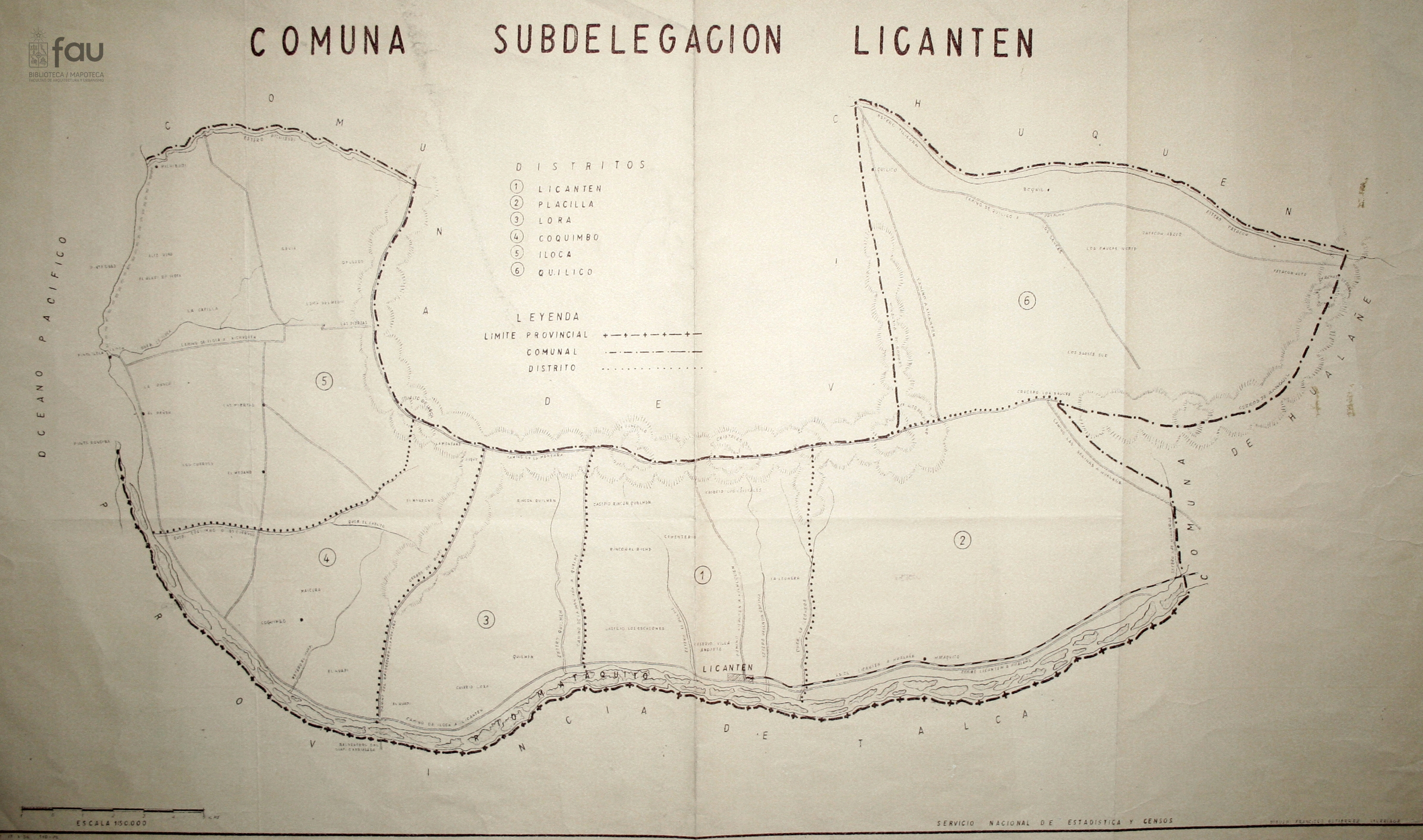 Comuna subdelegación Licantén