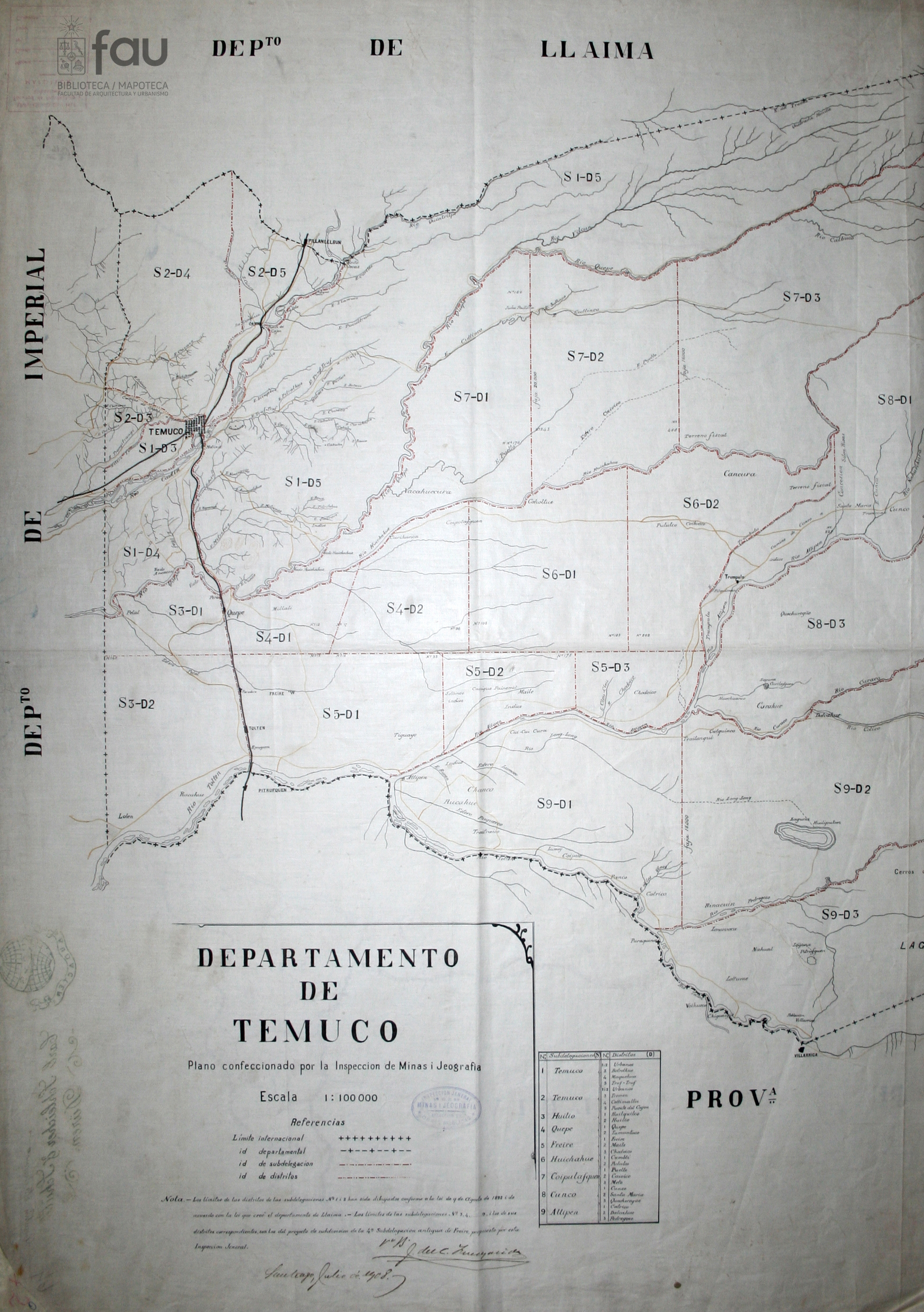 Departamento de Temuco (detalle)