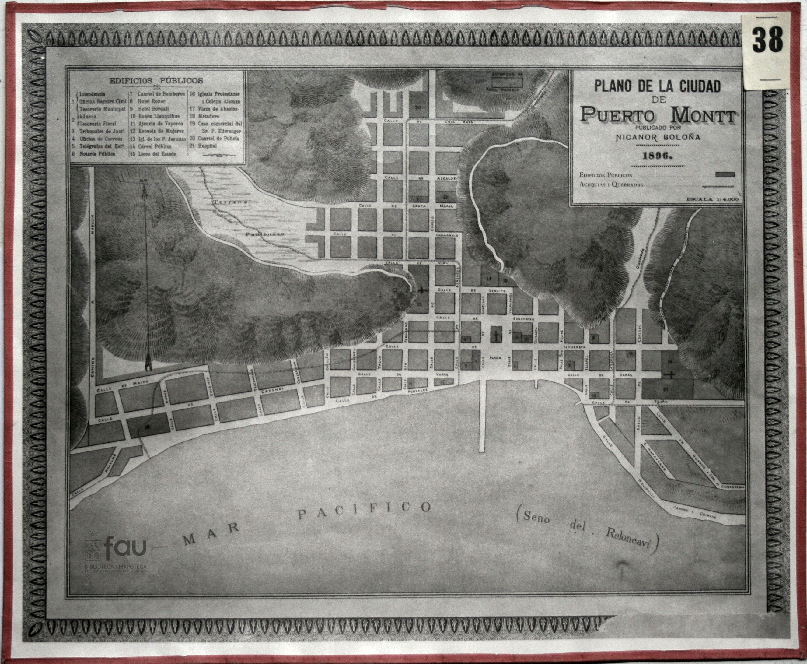 Plano de la Ciudad de Puerto Montt