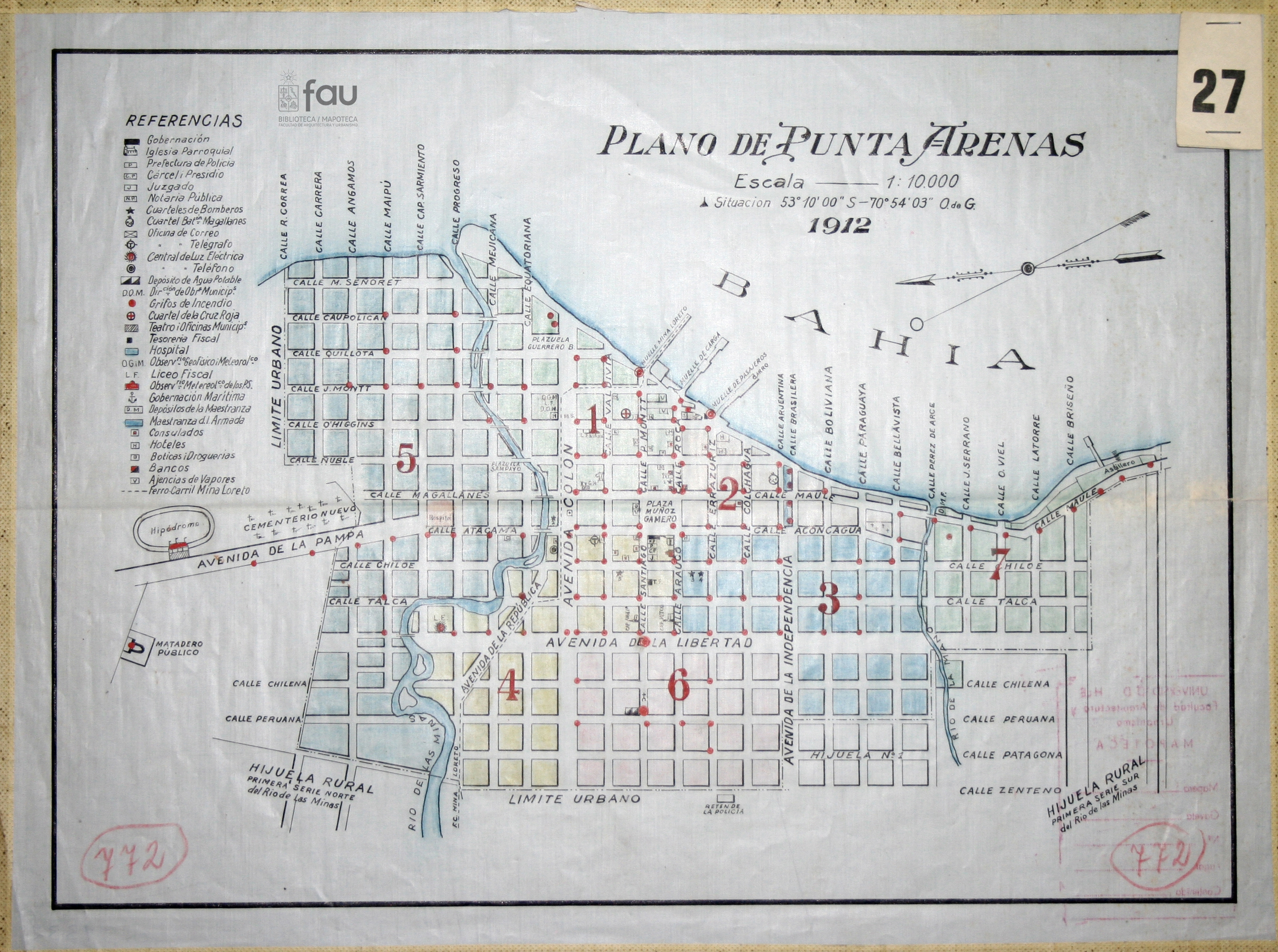 Plano de Punta Arenas